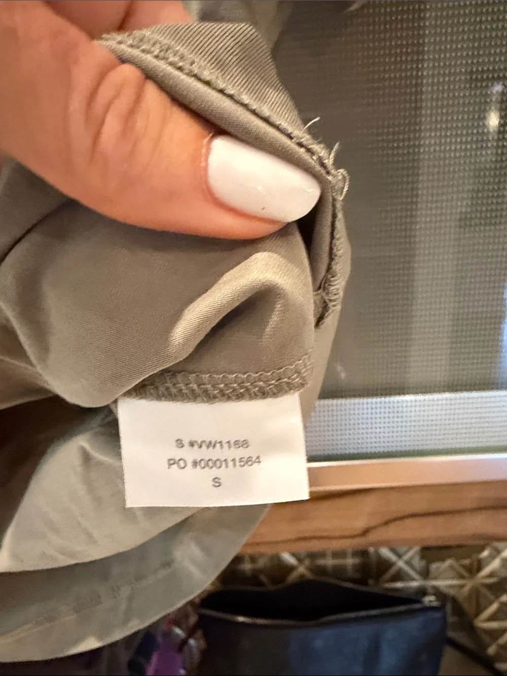 Vuori featherweight baby tee, Sage green, S - Picture 3 of 5